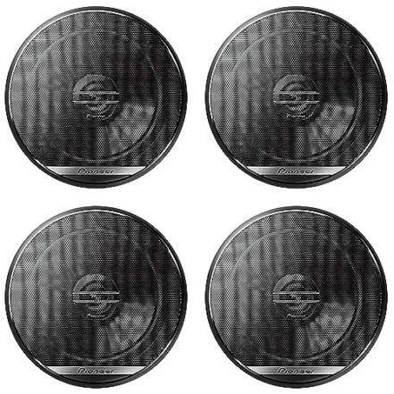 4 x alto-falantes coaxiais de áudio bidirecional Pioneer TS-G1620F 6,5 polegadas com alto-falantes DiscountCentralOnline de 6 polegadas - Webiishop