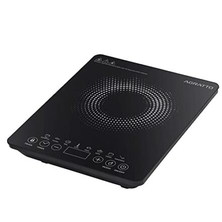AGRATTO COOKTOP INDUCAO ACKI01I-01 PRETO 1 BOCA 1200W 127V - Webiishop