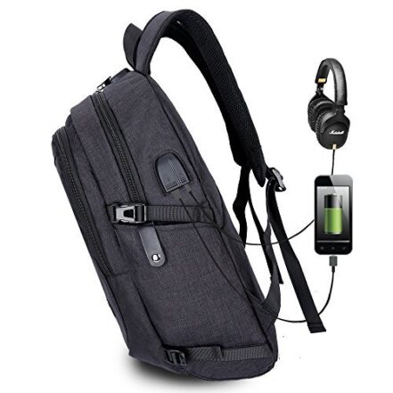 AMAZINGBAG Mochila impermeável - Mochila escolar confortável - para laptop de 15,6 polegadas - Webiishop