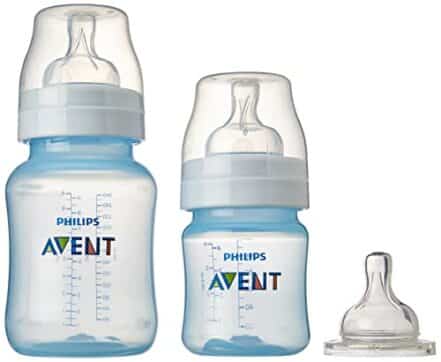 AVENT Mamadeiras Anti Colica 2 unid 125 e 260ml - AZUL + bico extra, multi-colored - Webiishop