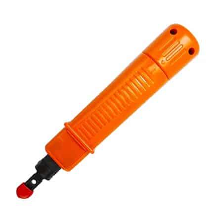 Alicate de Impacto Punch Down de Rede Laranja C/Regulagem - Webiishop