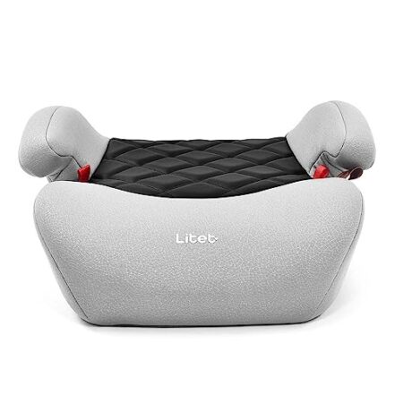 Assento para Auto Booster 15-36 Kg Isofix Yukon Preto e Cinza Litet - BB477 - Webiishop