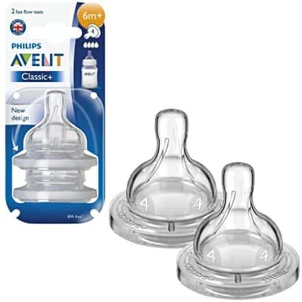 BICO DE MAMADEIRA SILICONE CLASSICA ANTI COLICA N4 +6 MESES 2 UNIDADES - Webiishop