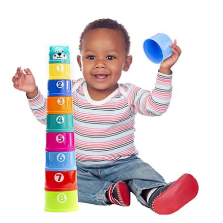 BRINQUEDO EDUCATIVO POTE DE EMPILHAR INFANTIL MC908 MEGA COMPRAS - Webiishop