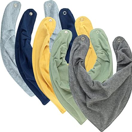 Babador Bandana Forro Impermeavel, Kit 5 unidades, Inspire, Yandoo - Webiishop