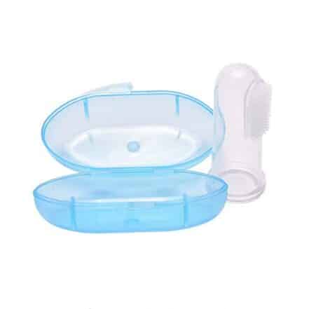 Baby Bath Escova Massageadora Com Estojo Azul - Webiishop