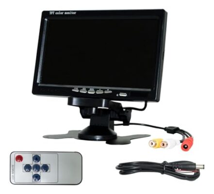 Baisec Tela Monitor Veicular LCD 7 Polegadas Duas entradas AV - Webiishop