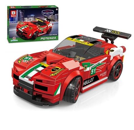 Blocos de Montar Brinquedo de Encaixe Carro Venon 3 e Potenza Com 164 pecas Polibrinq - BK008 (VERMELHO) - Webiishop