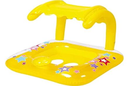 Boia Inflável, Jilong, Baby Bote Com Guarda Sol - Webiishop