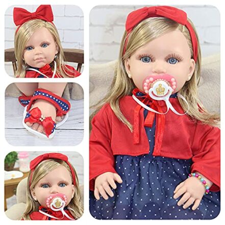 Boneca Bebe Reborn Original Loira Membros Silicone - Webiishop