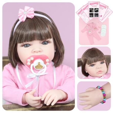 Boneca Bebe Reborn Realista Novidade Princesa - Webiishop