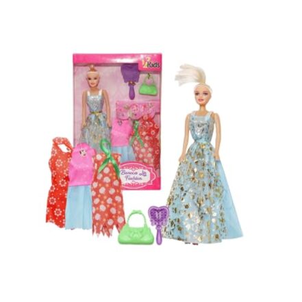 Boneca Liz Fashion 28 Cm 8 Peças Vaceli - Webiishop