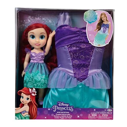 Boneca Princesas Disney Ariel com Fantasia Infantil Multikids - BR1932 - Webiishop
