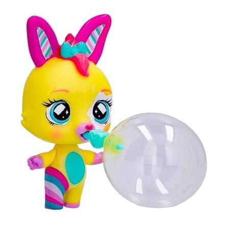 Boneca mini Mila Bubillons - Candide - Ao apertar a cabeça de cada um deles, você terá uma surpresa: eles enchem bexigas com confetes dentro, trazendo uma explosão de alegria para a brincadeira - Webiishop