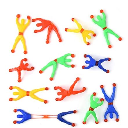 Boneco Ninja Gruda Parede Homem Geleca Cartela - 20 Unidades - Webiishop