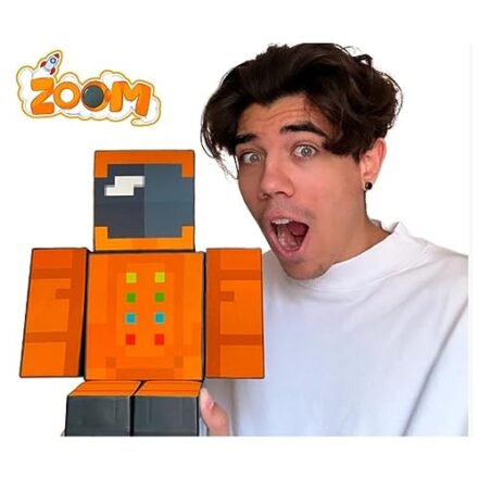 Boneco Zoom Turma do Problems - Pequeno - 25cm - Minecraft - Algazarra - Webiishop