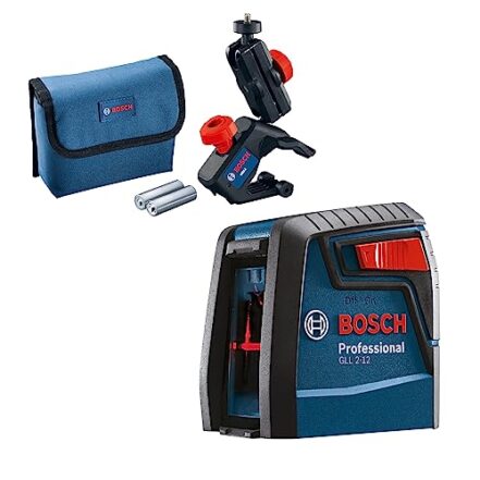 Bosch Nível Laser Gll 2-12 Alcance 12M Com Suporte E Bolsa De Proteção - Webiishop