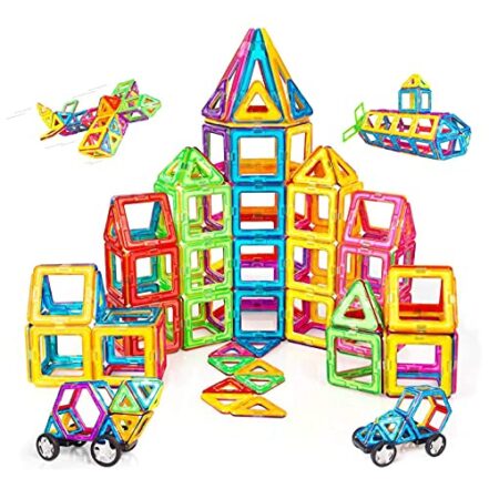 Brastoy Blocos De Montar Magnético Construção Brinquedo Educativo Infantil (120 Peças) - Webiishop