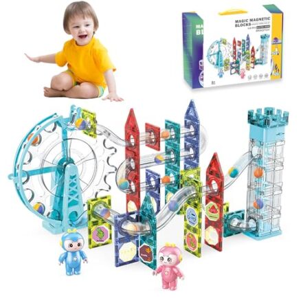 Brastoy Blocos Montar Construção de Ladrilhos Magnéticos Brinquedos Infantil Original (118 Peças) - Webiishop
