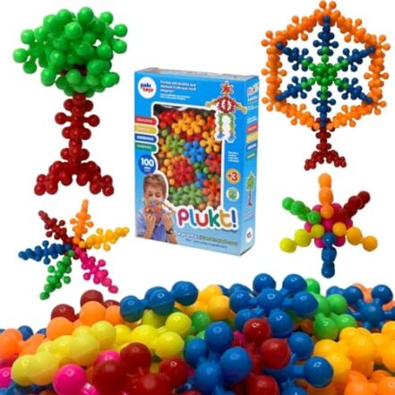 Brinquedo Montar Estrela Plukt Criativo Educativo 100 Peças - Webiishop