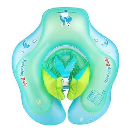 CIADAZ Bóia inflável para piscina para bebês, bóia inflável para bebês, anel para crianças, bóia para piscina infantil para 6 a 30 meses, meninos, meninas, treinador de natação - Webiishop