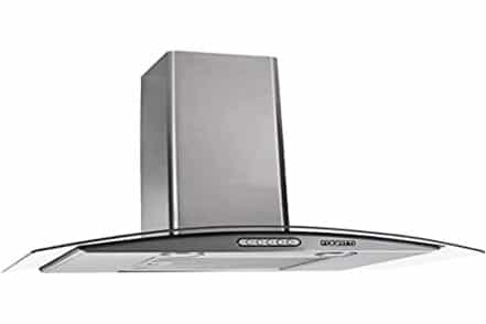 COIFA DE PAREDE Fogatti VIDRO CURVO DUTO SLIM INOX 70CM 220V - Webiishop