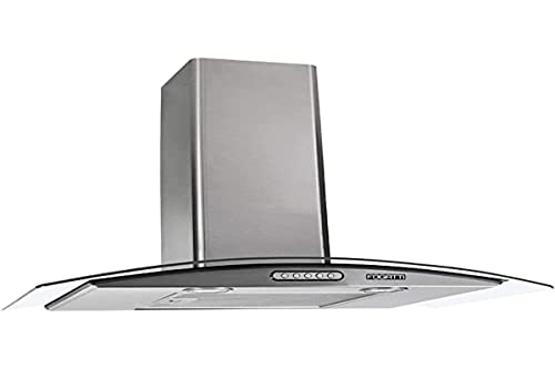 COIFA DE PAREDE Fogatti VIDRO CURVO DUTO SLIM INOX 70CM 220V - Webiishop