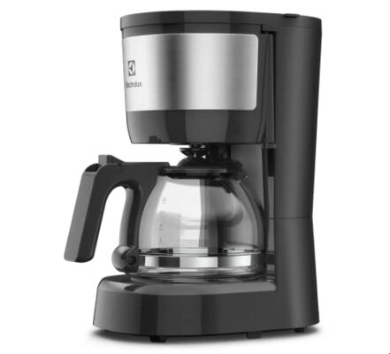 Cafeteira Elétrica Electrolux inox filtro permanente removivel corta pingos capacidade 600ml 15 xicaras função manter aquecido sistema ECM10 127v - Webiishop