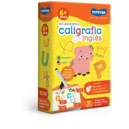 Caligrafia Inglês - Toyster Brinquedos, Multicolorido - Webiishop