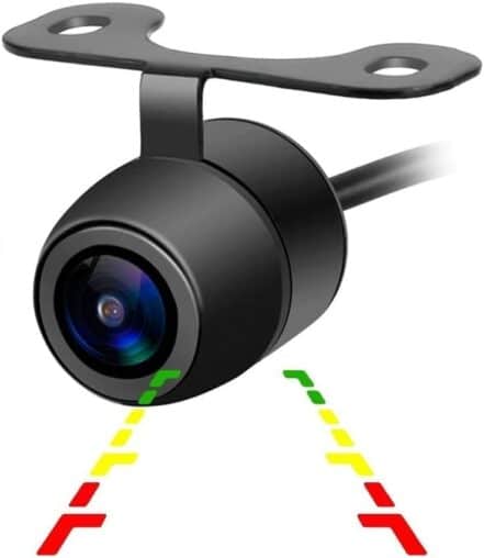 Câmera De Ré Universal Automotiva Borboleta Parachoque Com Visão Noturna Colorida Carro Caminhão Van - Webiishop