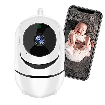 Câmera de Segurança WiFi XFTOPSE Monitoramento 360º 1080P HD Camera IP Sem Fio com Áudio Bidirecional, Detecção de Movimento, IR Visão Noturna, Baba Eletronica para Bebê, Animal de Estimação, Idoso - Webiishop