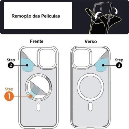 Capa Capinha Clear Case Magnetica Premium Compatível com Mag-Safe para Para iPhone 13 13 Pro 13 Pro Max (iPhone 13) - Webiishop