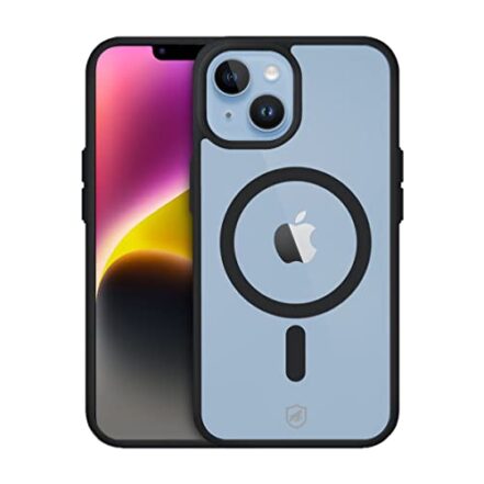 Capa case capinha compatível com MagSafe para iPhone 14 Plus - Preta - Gshield - Webiishop