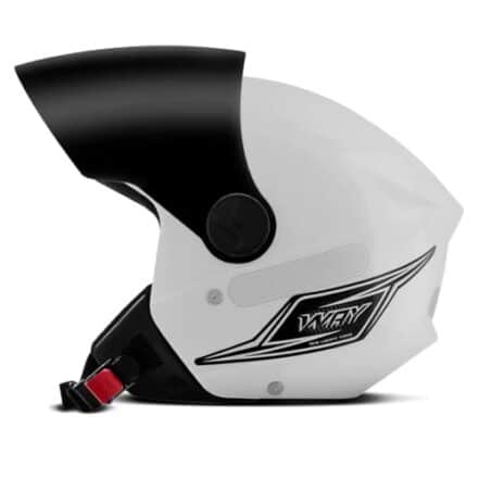 Capacete Aberto Mixs Way Viseira Fume Branco 58 - Webiishop