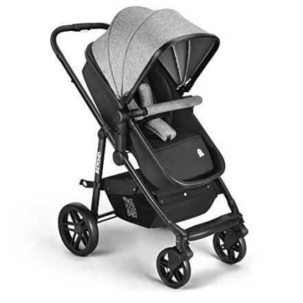 Carrinho Passeio Beyond 2 em 1 Assento Moises 0-15kgs Cinza Multikids Baby - BB429 - Webiishop