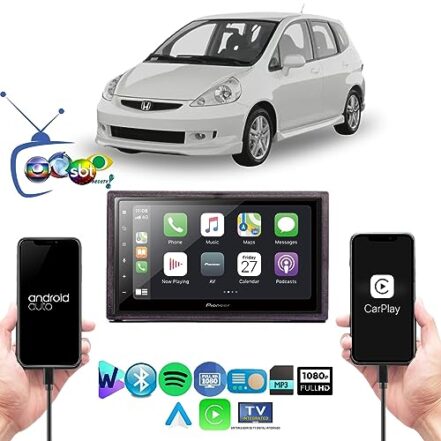 Central Multimidia Pioneer TV Fit 2003 2004 2005 2006 2007 2008 - Webiishop