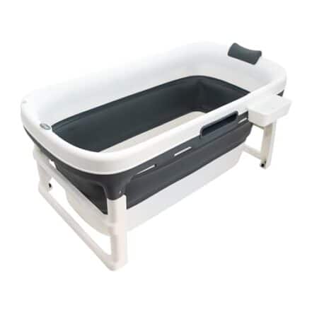Clingo Banheira Portátil Extra Grande - Cinza/Branco Cinza/Branco - Webiishop