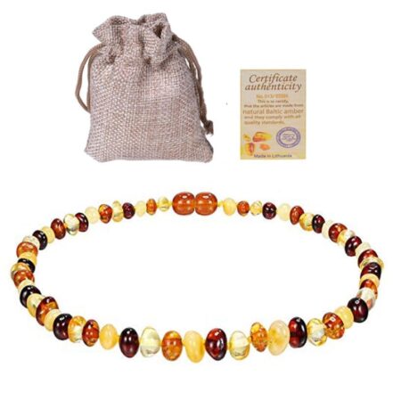 Colar Âmbar Báltico Multicolorido - Webiishop