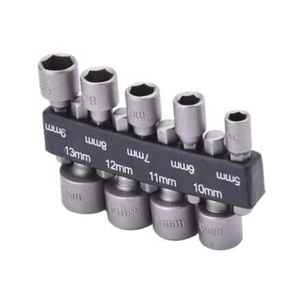 Conjunto De Broca Para Acionamento Porcas 5-13mm Chave de Fenda Métrica 1/4'' - Webiishop