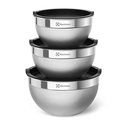Conjunto de Bowls Tigelas de Inox com Tampa Plástica Electrolux - Webiishop