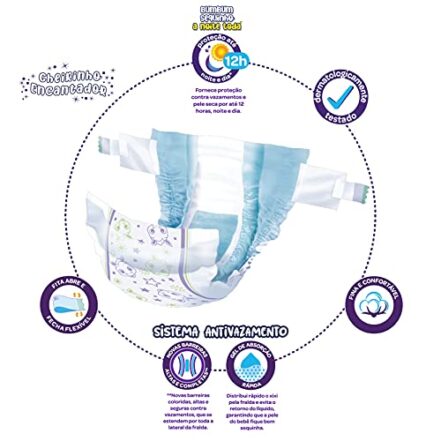 Cremer Fralda Disney Xxg Jumbinho Pacote De 16 Branco - Webiishop