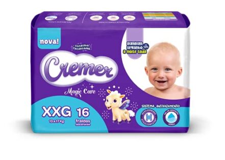 Cremer Fralda Disney Xxg Jumbinho Pacote De 16 Branco - Webiishop