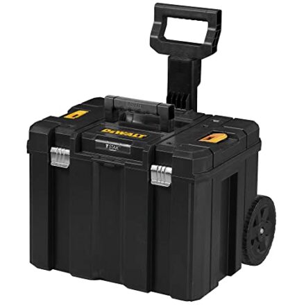 Dewalt Caixa Organizadora Profunda e com Rodas, Ideal para Armazenamento e Transporte de Ferramentas, Modelo DWST17820, Capacidade de 28L - Webiishop
