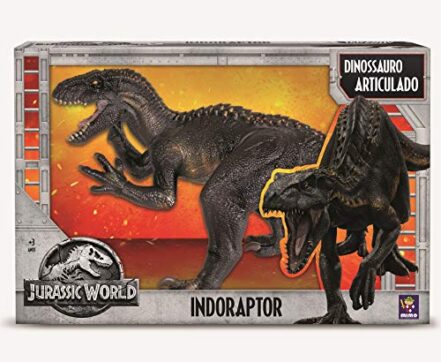 Dinossauro Indoraptor Jurassic World, Mimo Brinquedos, Preto - Webiishop