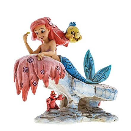 Disney Traditions por Jim Shore "A Pequena Sereia", 25º aniversário, estatueta de pedra de resina, 16 cm - Webiishop