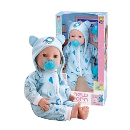 Divertoys boneco diver new born -brincando de pijama menino, Modelo: 4, Cor: branca - Webiishop
