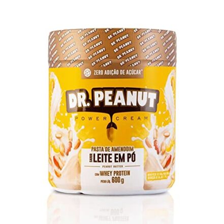 Dr Peanut Pasta De Amendoim - 600G Leite Em Pó Com Whey - Dr. Peanut - Webiishop