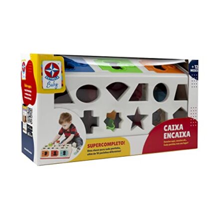 Estrela Brinquedo Educativo Caixa-Encaixa a Partir de 1 Ano, Multicor - Webiishop