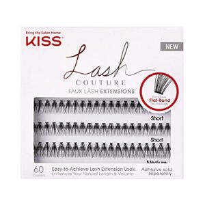 Extensoes de cilios posticos KISS Lash Couture estilo Venus pacote com 60 0