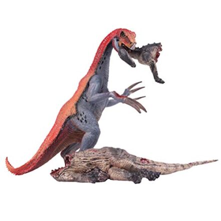 FLORMOON Dinossauro de Brinquedo Grande De Plástico Realista Therizinosaurus Dinossauro Figuras com Tenontosaurus Cadáver Decoração, fontes do partidoMeninos Da Criança (Movable Mandíbula) - Webiishop